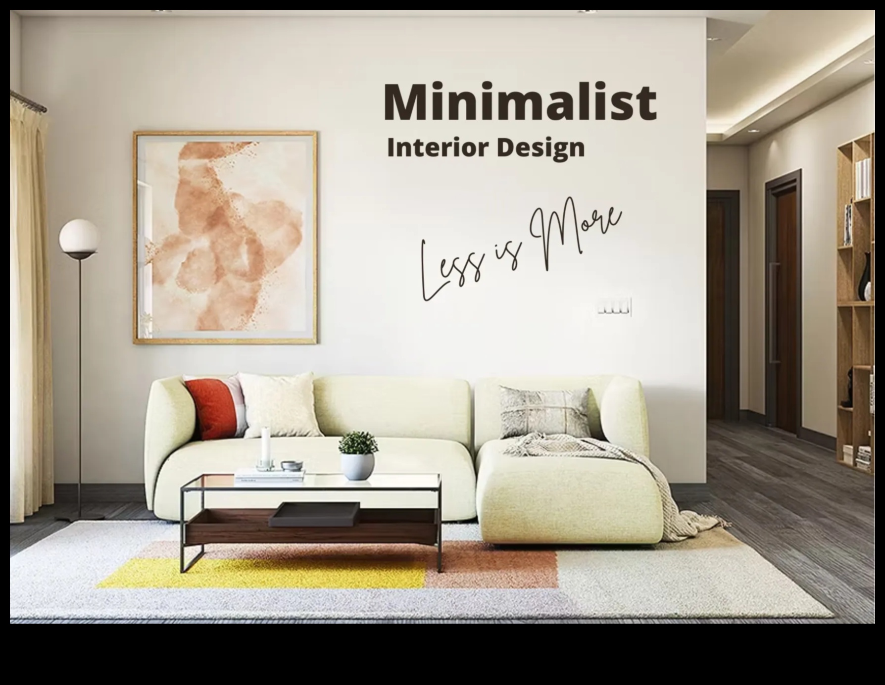 Explorarea decorului interior minimalist mai puțin este mai mult