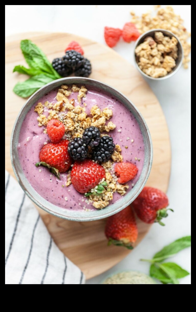 Smoothie Bowls pentru doi: împărtășirea bunătății verzi cu o persoană iubită