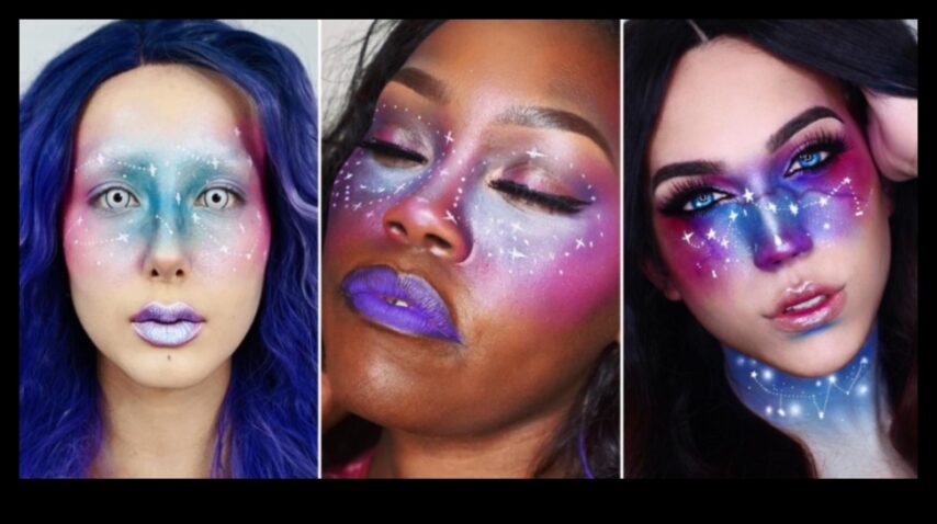 Glam și Galaxy Un ghid cosmic pentru stiluri de machiaj plin de farmec